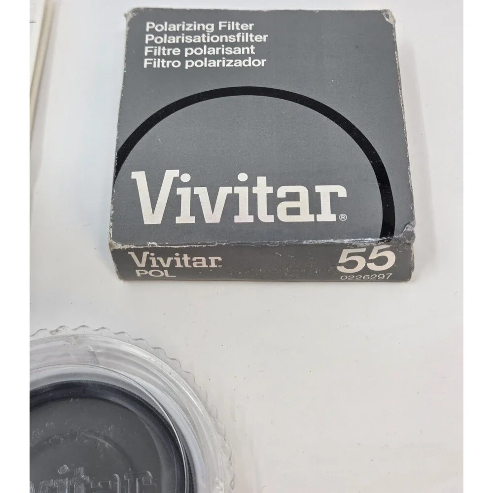 Vivitar Polarizer 55mm Lens Filter Linear Polar PL